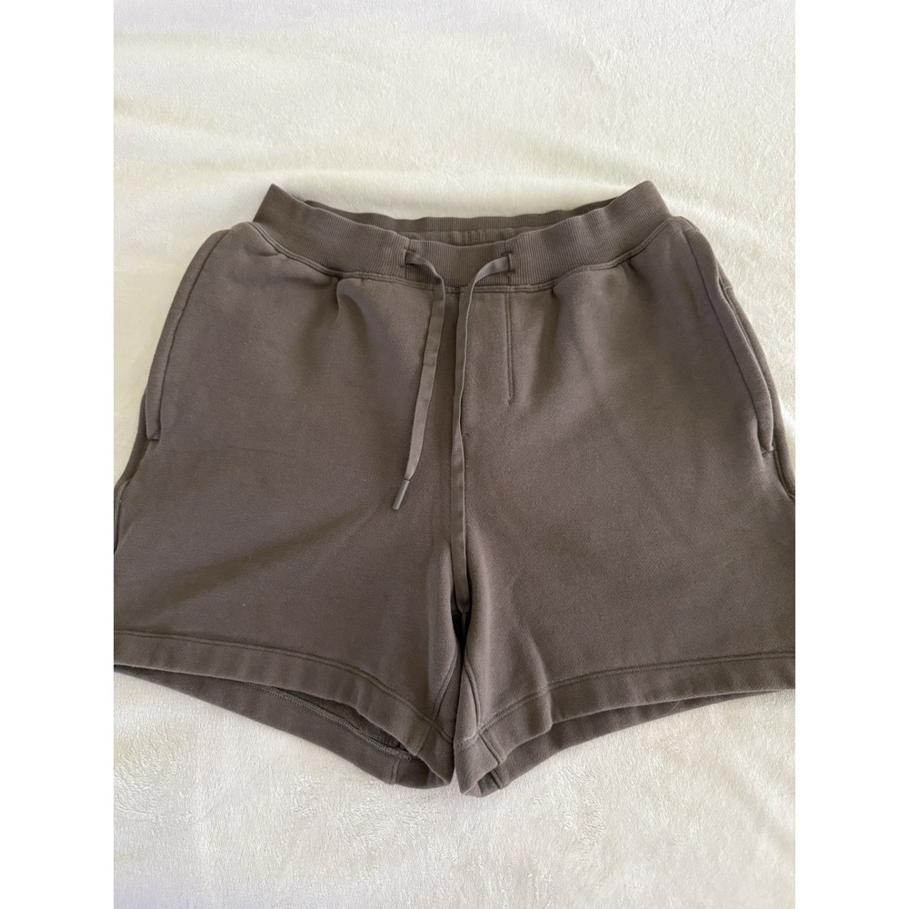 Lululemon Men's Steady State Shorts Nomad Brown Drawstring Sweat Shorts 5"